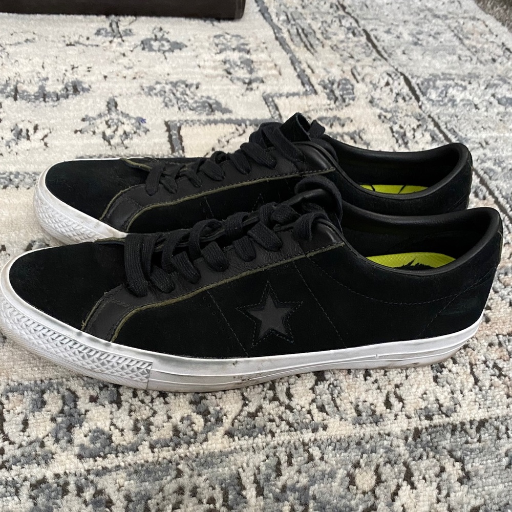 Lightly worn Converse One Star with Lunarlon